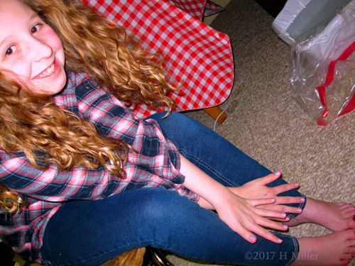 She Chose A Manicure And A Pedicure For Her Services At The Spa Party For Girls! She Chose A Manicure And A Pedicure For Her Services At The Spa Party For Girls!