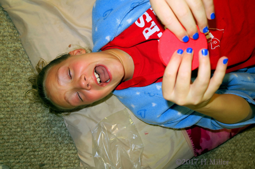 She Gets A Facial Cleansing Sponge To Use At Home. She Gets A Facial Cleansing Sponge To Use At Home.