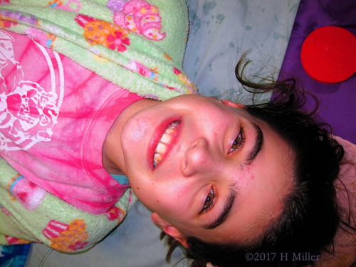 Smiling Before Facials! Smiling Before Facials!