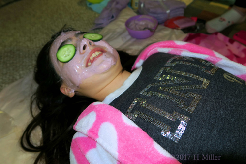 Smiling During Facials. Smiling During Facials.