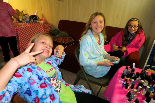 Smiling During The Kids Party. Smiling During The Kids Party.