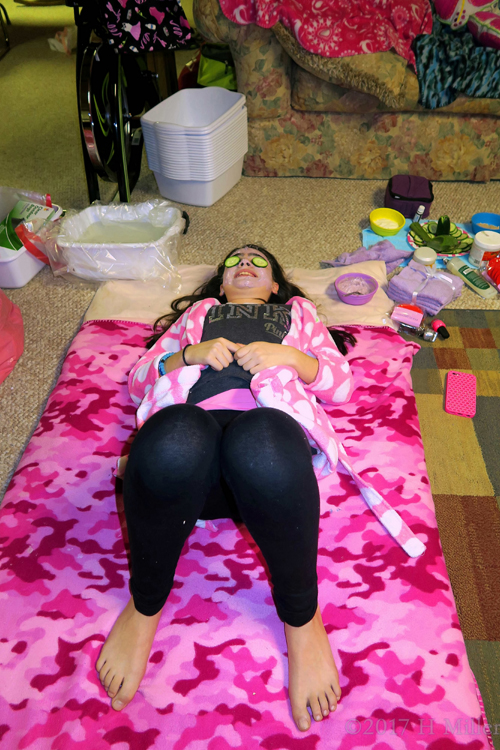 The Birthday Girl Laughing During Kids Facials! The Birthday Girl Laughing During Kids Facials!