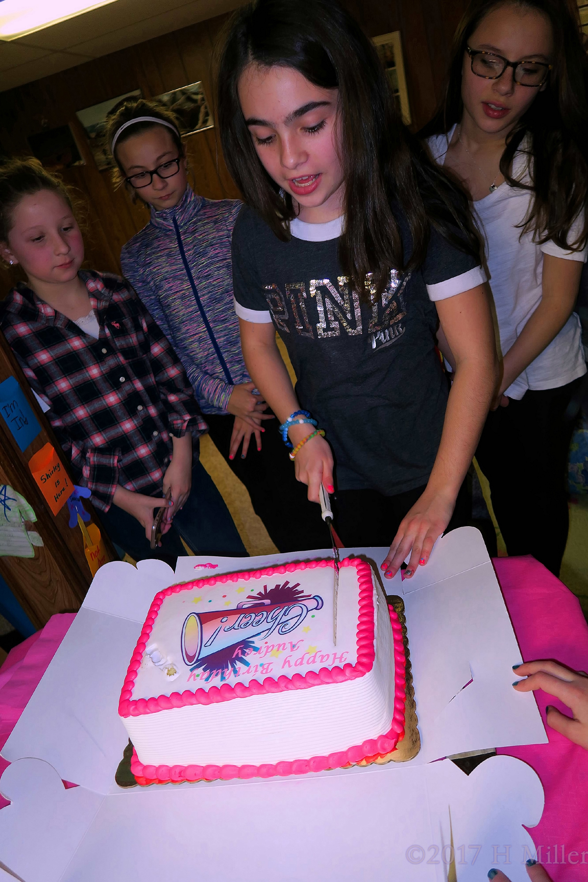 Cutting The Spa Birthday Cake! 