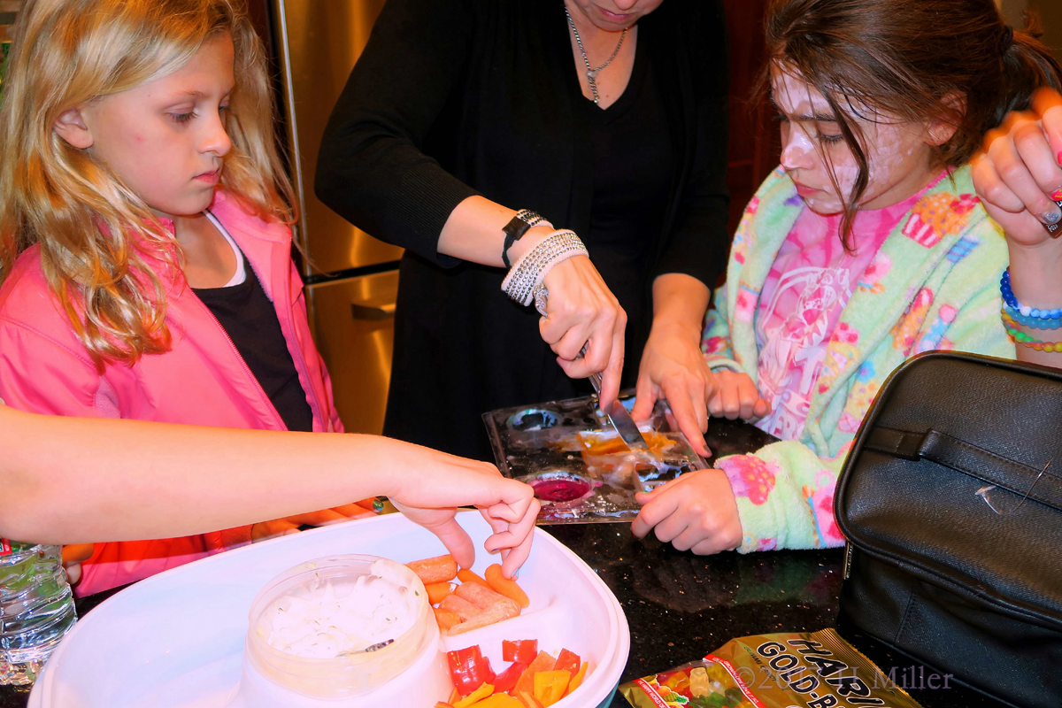 Making The Homemade Decorative Soap Kids Craft At The Spa. 1