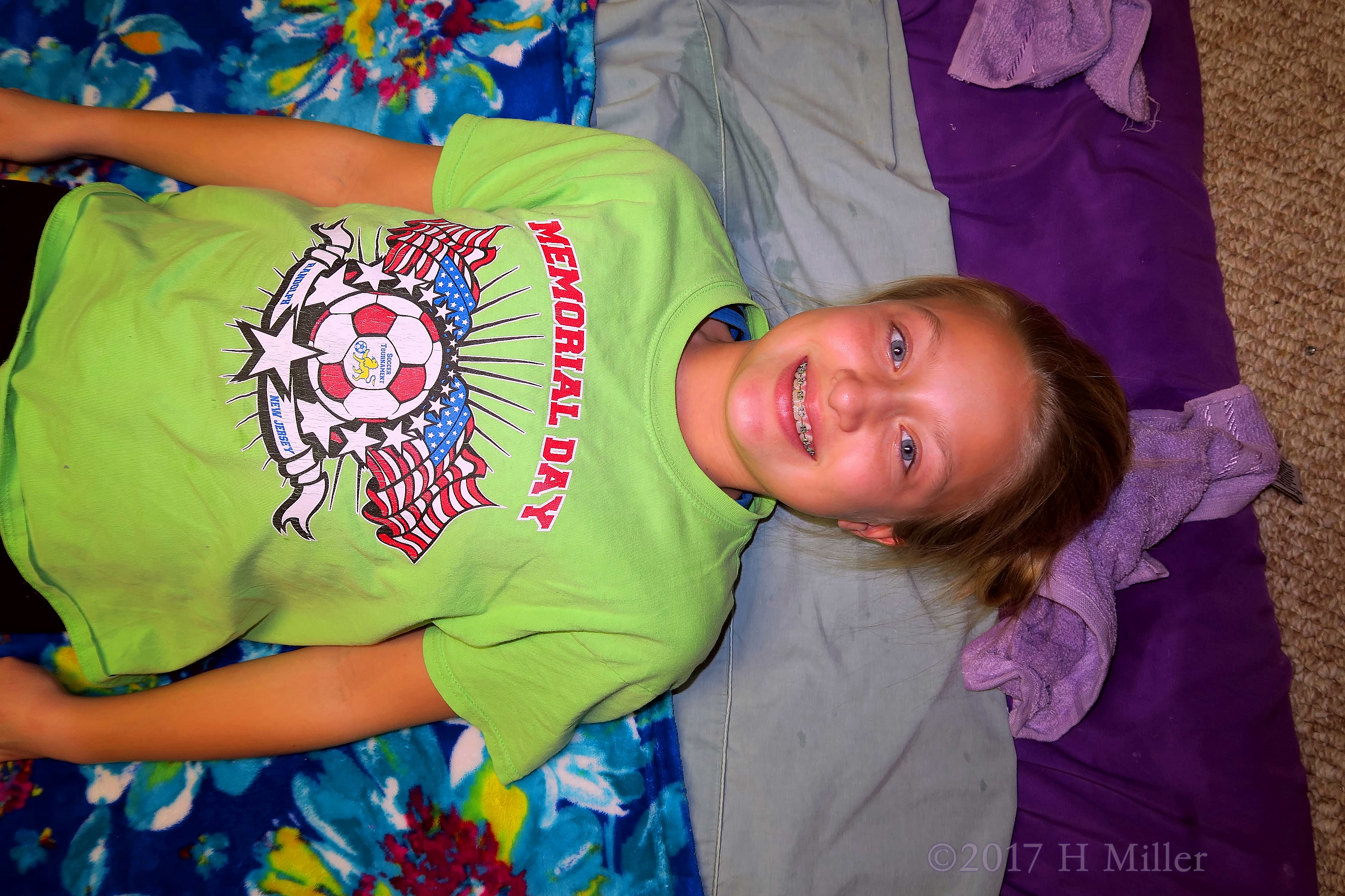 Another Smile Before Her Kids Facial. Another Smile Before Her Kids Facial.