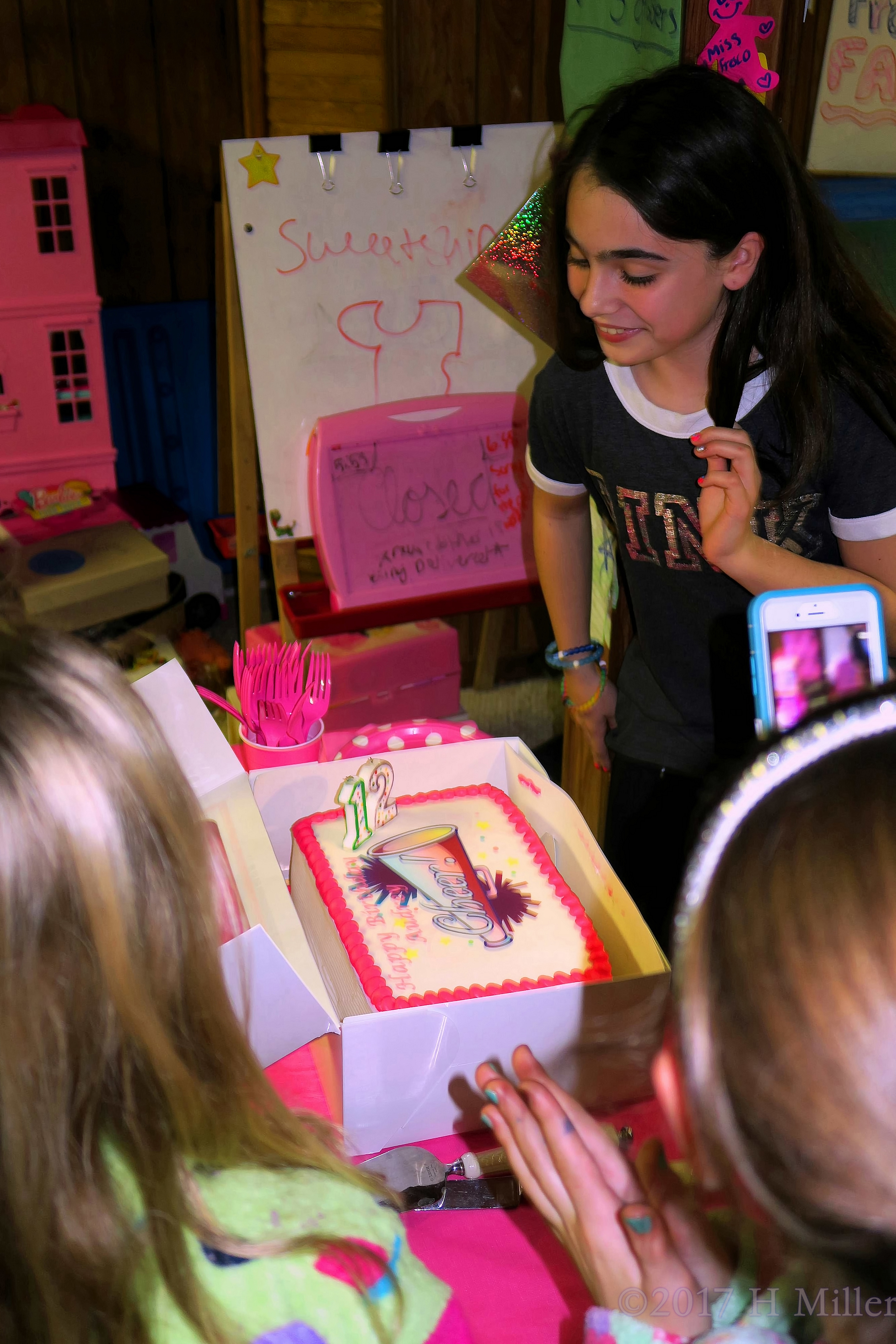 Audrey Gets Ready To Blow Out The Candles On Her Cake! 