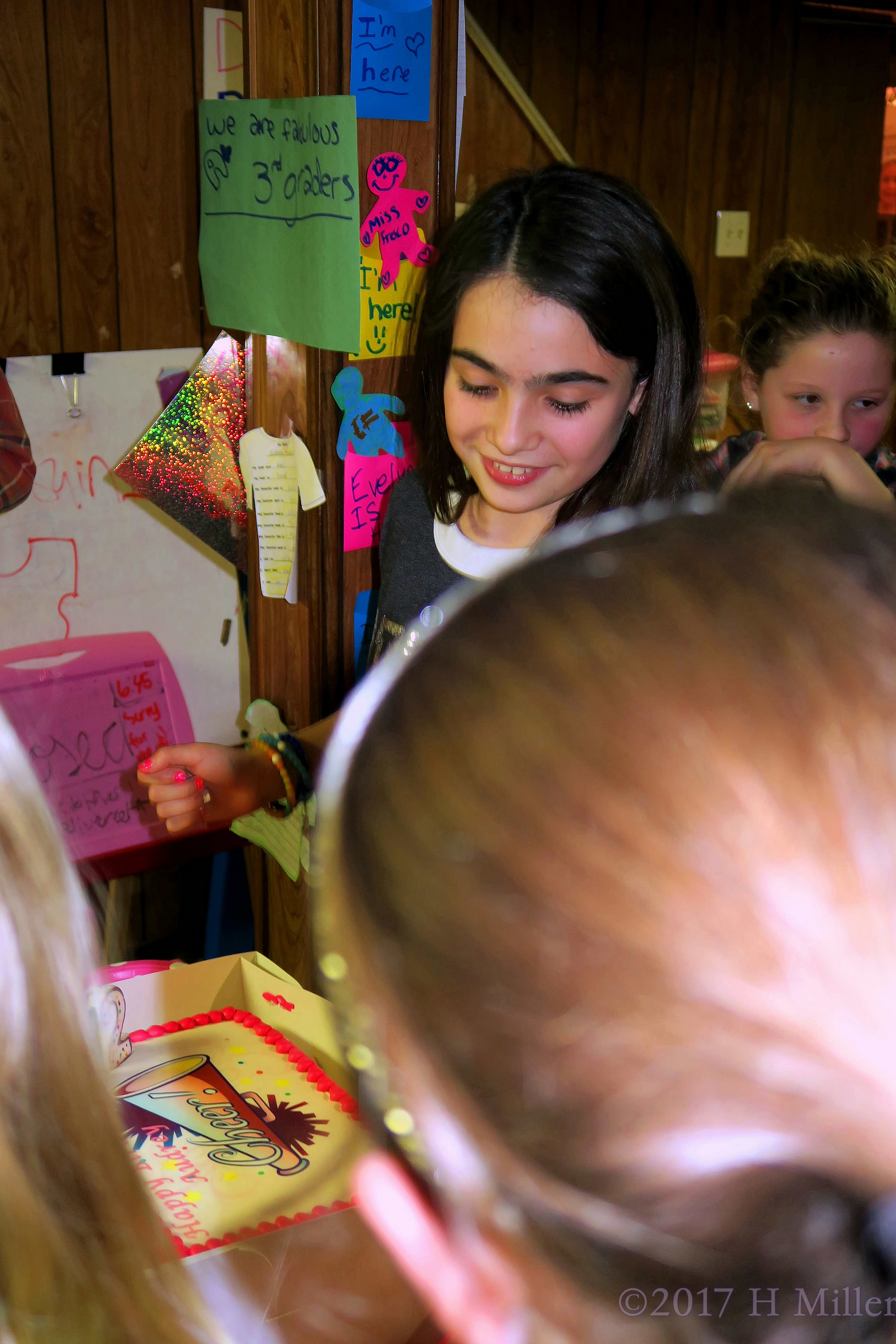 Audrey Really Likes Her Cheer Cake! Audrey Really Likes Her Cheer Cake!