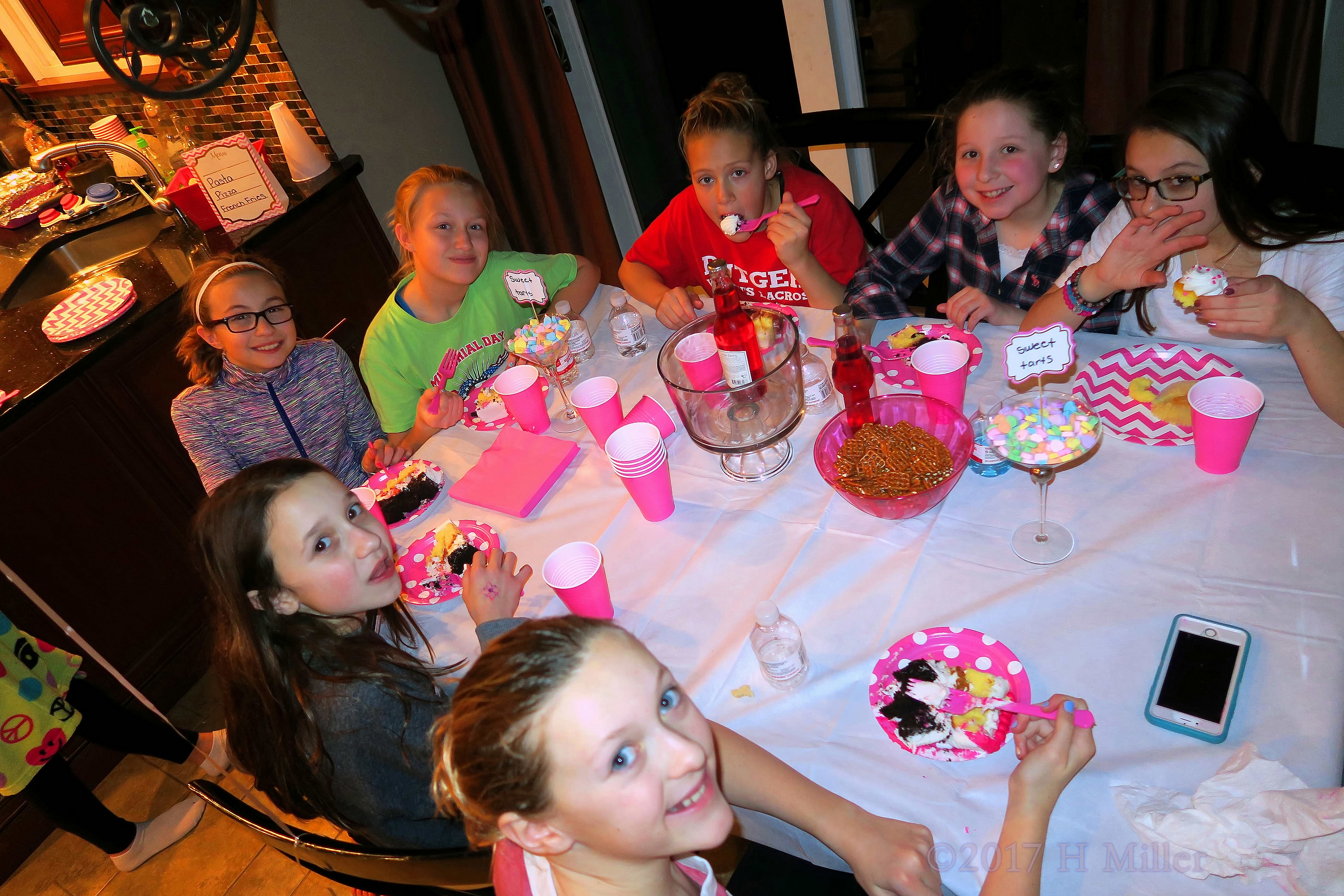 Everybody Smiles At The Spa Birthday Party For Girls! 