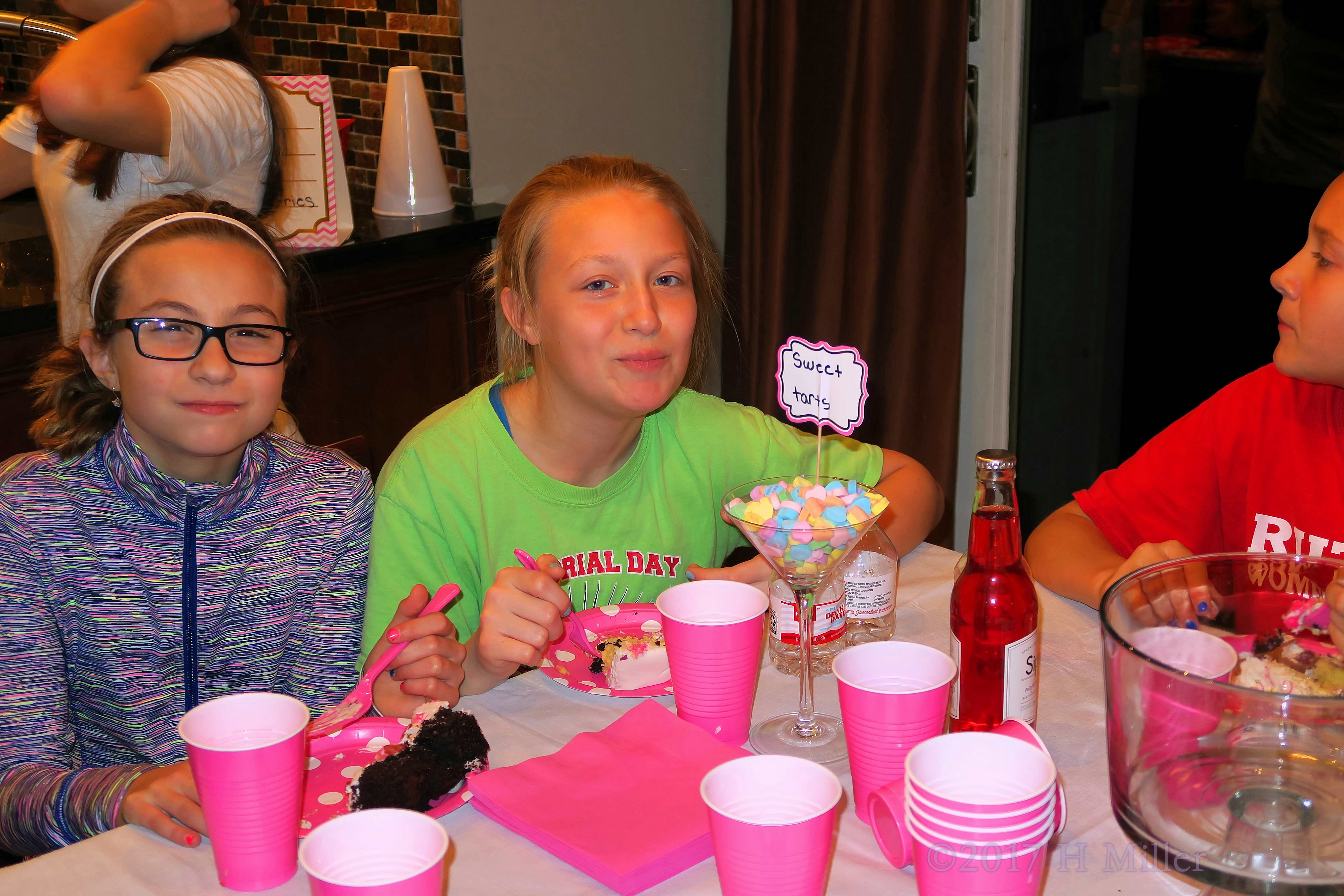 More Smiles During Cakes And Sweets At The Party. 