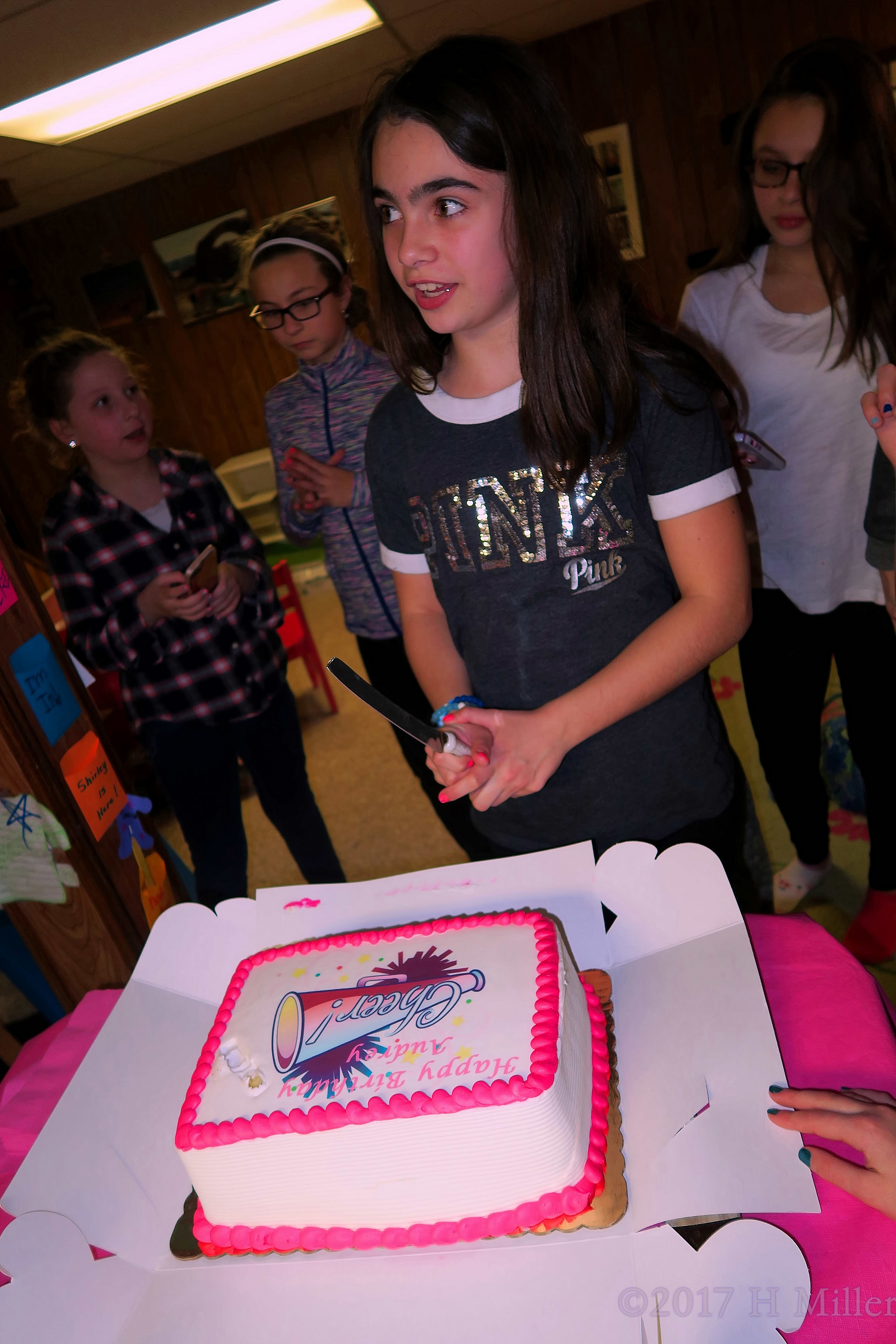 Ready To Cut The Cake At The Kids Spa! Ready To Cut The Cake At The Kids Spa!