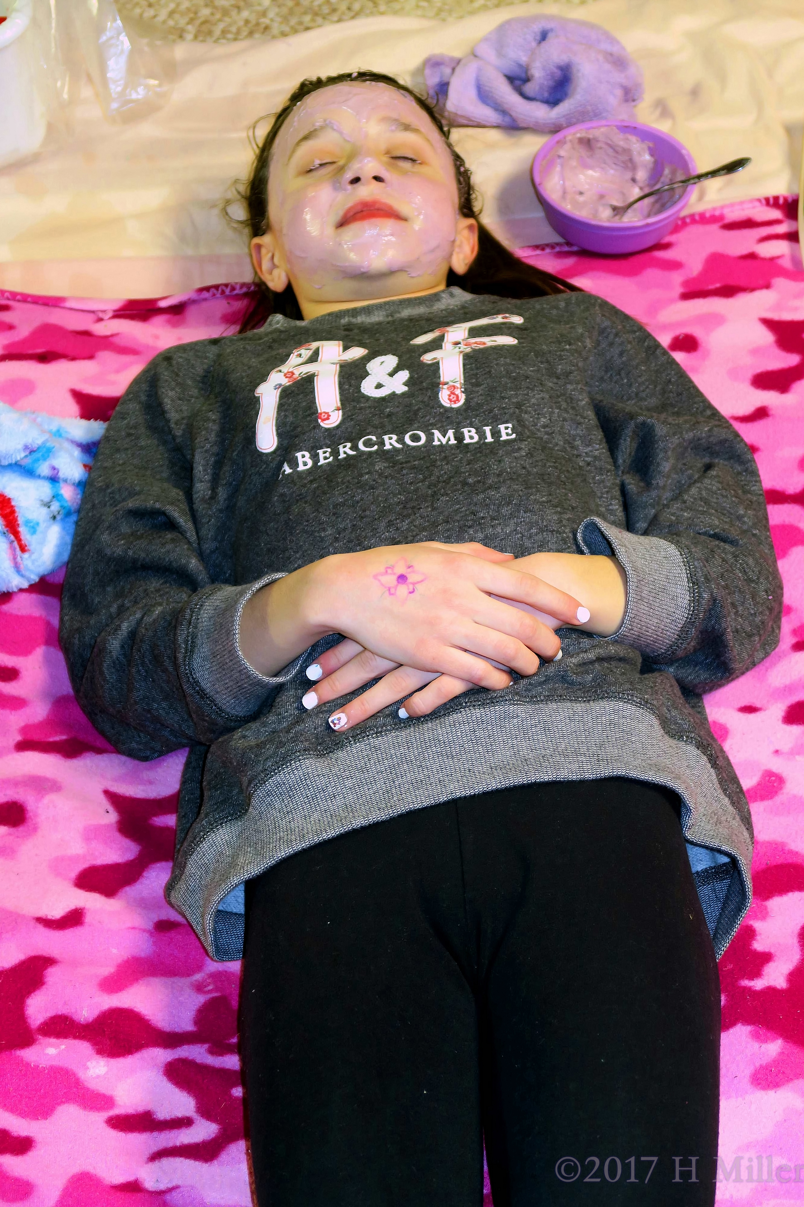 Relaxing During Face Masques. Relaxing During Face Masques.