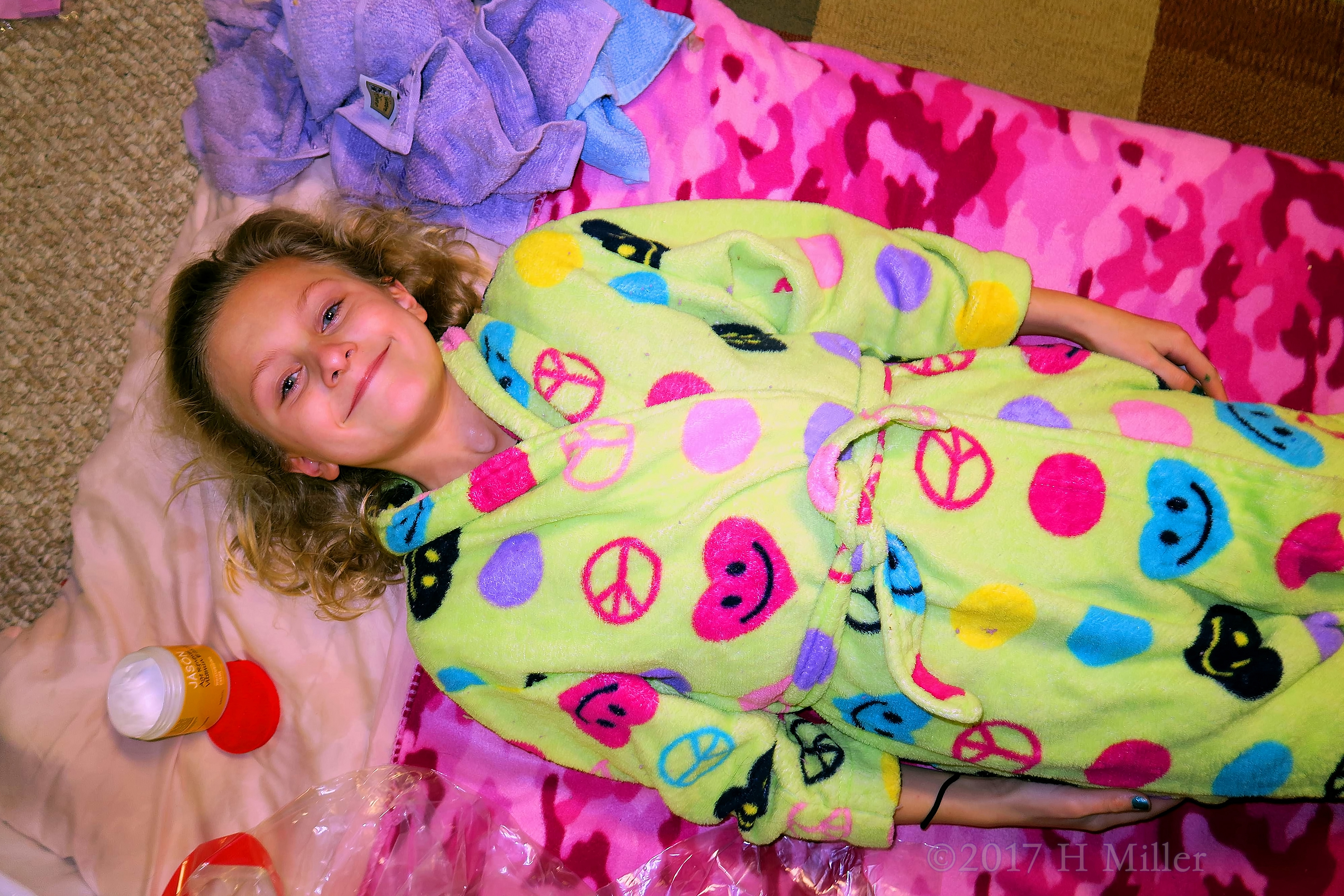 Smiling And Ready For Her Girls Facial Spa Treatment! 4 Smiling And Ready For Her Girls Facial Spa Treatment! 4