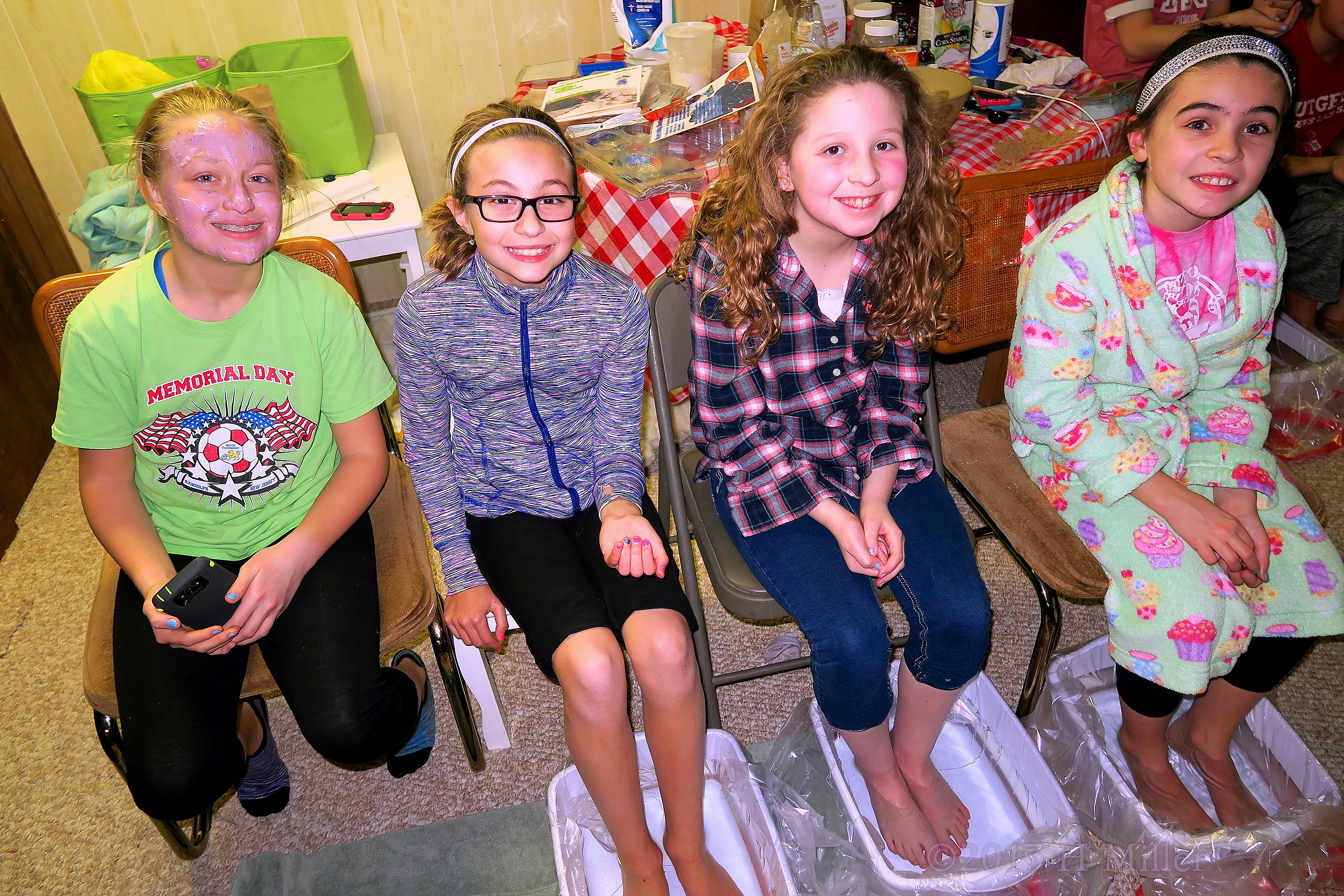 The Girls Are Ready To Add Their Salt To The Kids Pedicure Footbaths! 4 The Girls Are Ready To Add Their Salt To The Kids Pedicure Footbaths! 4