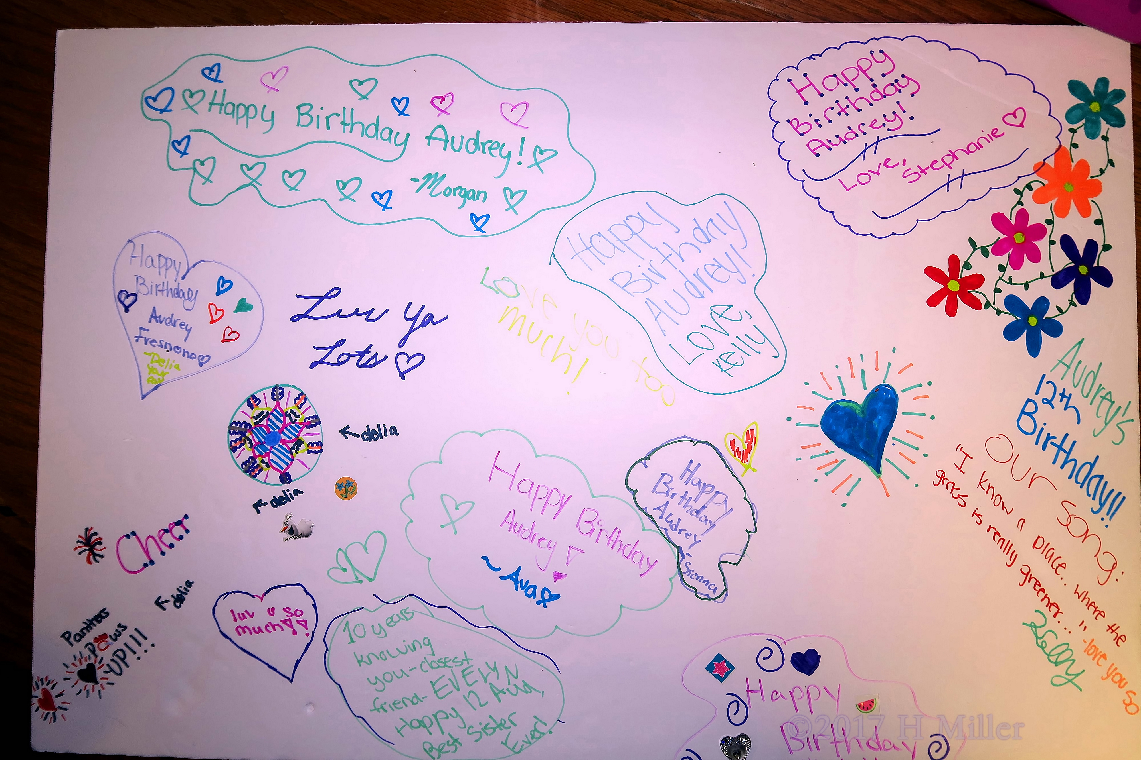 What An Awesome Spa Birthday Card For Audrey! 4 What An Awesome Spa Birthday Card For Audrey! 4