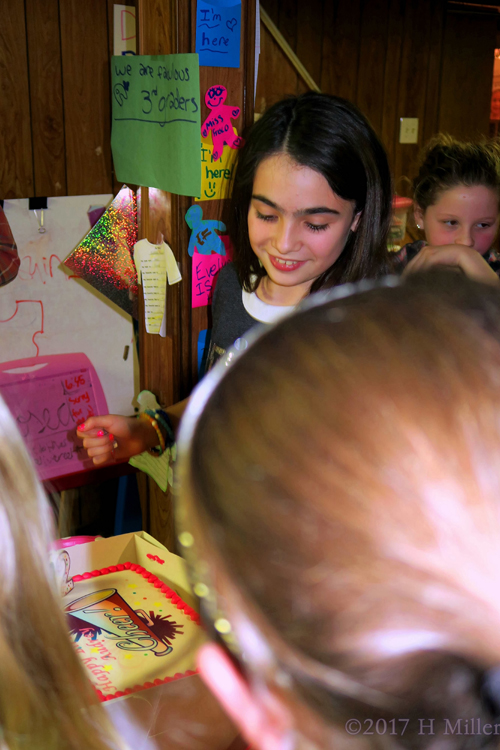Audrey Really Likes Her Cheer Cake! Audrey Really Likes Her Cheer Cake!