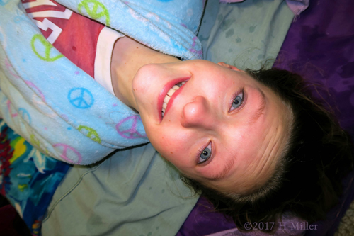 Big Smile After Her Facial For Girls! Big Smile After Her Facial For Girls!