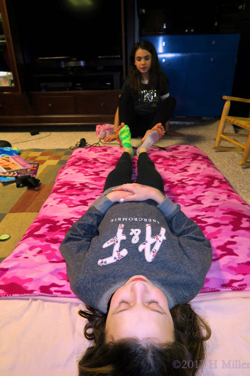 She Looks Super Relaxed During Her Facial! She Looks Super Relaxed During Her Facial!