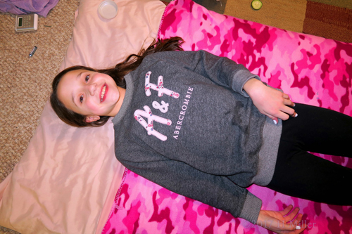 Smiling Before She Gets Her Facial At The Kids Spa. Smiling Before She Gets Her Facial At The Kids Spa.