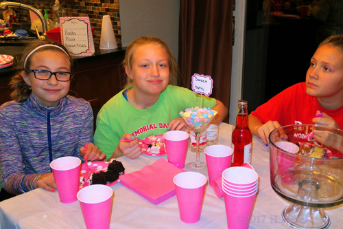 Smiling During Cake.