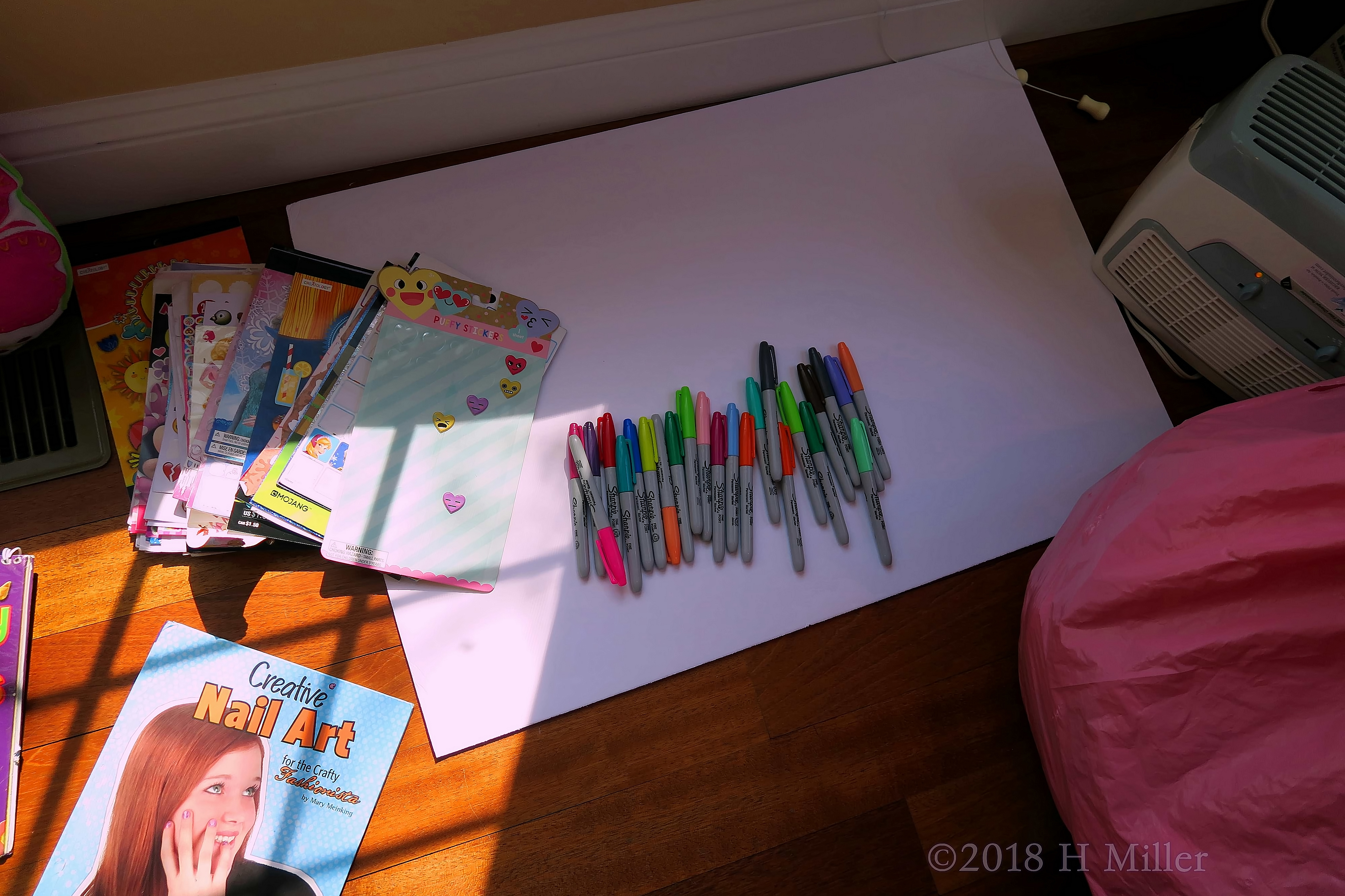 The Spa Birthday Card Area Ready To Be Designed By The Girls At The Spa Party! The Spa Birthday Card Area Ready To Be Designed By The Girls At The Spa Party!