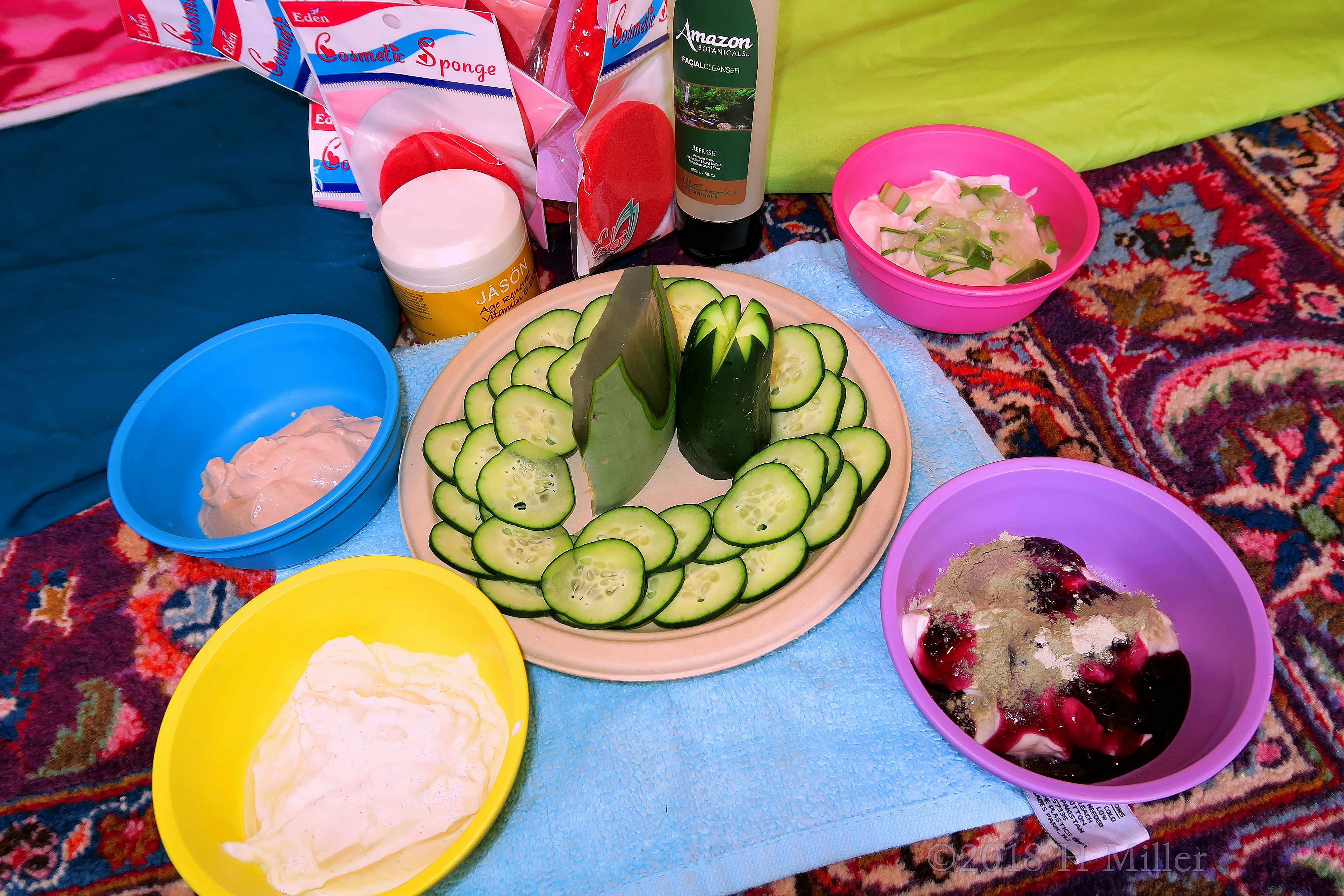 The Totally Natural Kid Friendly Facials Ingredients. The Totally Natural Kid Friendly Facials Ingredients.