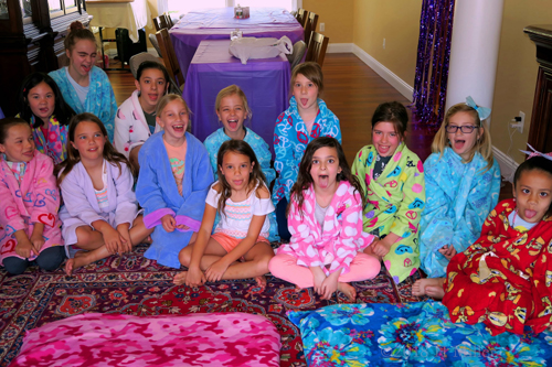 Silly Faces Spa Party Group Photo! Silly Faces Spa Party Group Photo!