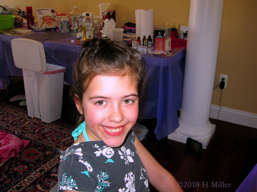 Smiling With Her Awesome New Kids Hairstyle! Smiling With Her Awesome New Kids Hairstyle!