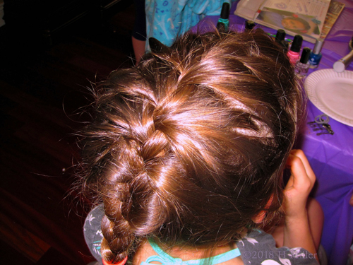 The French Braid Is A Super Cute Girls Hairstyle. The French Braid Is A Super Cute Girls Hairstyle.