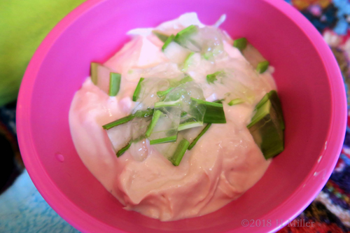 The Strawberry And Aloe Kids Facial Masque. The Strawberry And Aloe Kids Facial Masque.