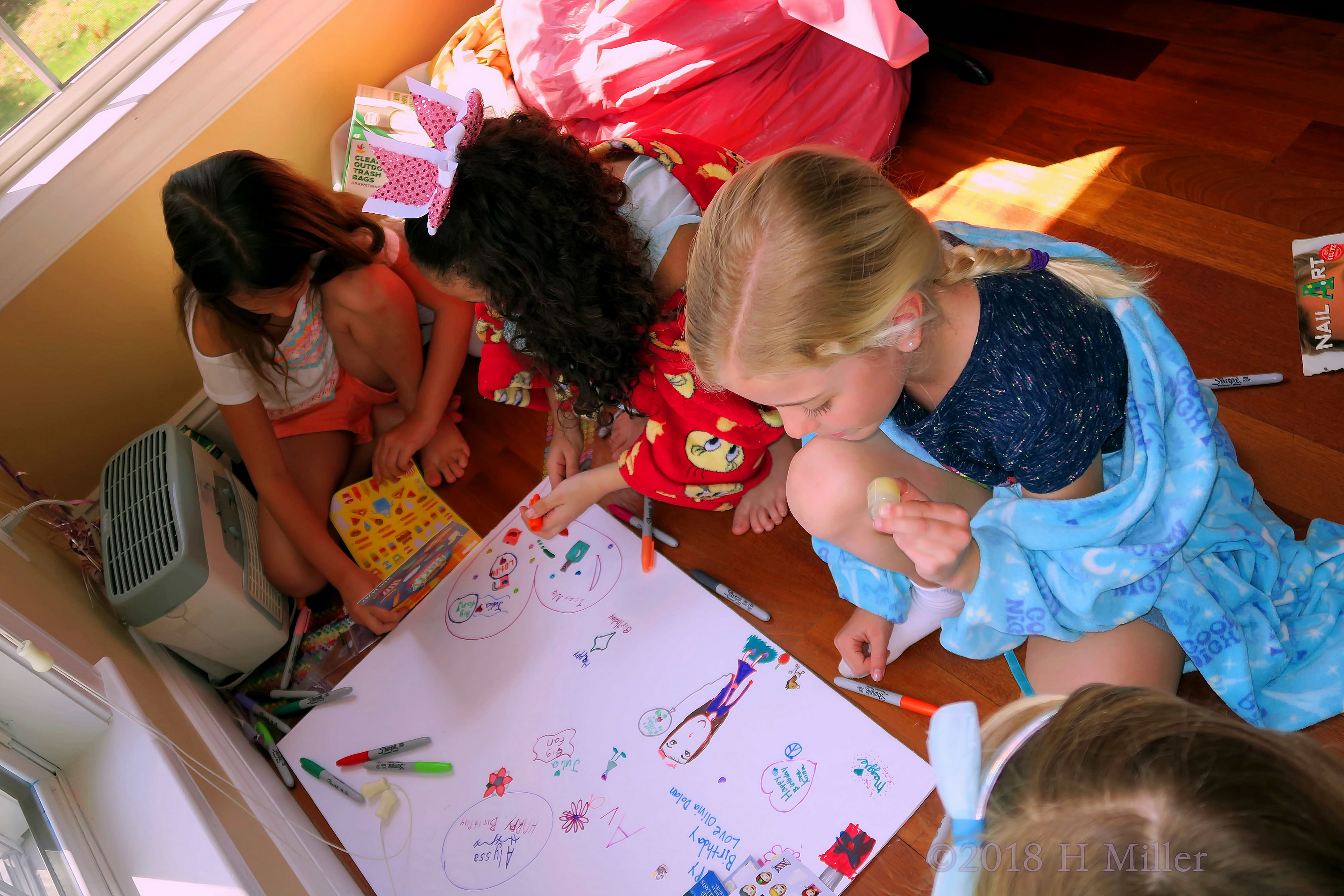 Coloring And Designing The Spa Birthday Card Together! Coloring And Designing The Spa Birthday Card Together!