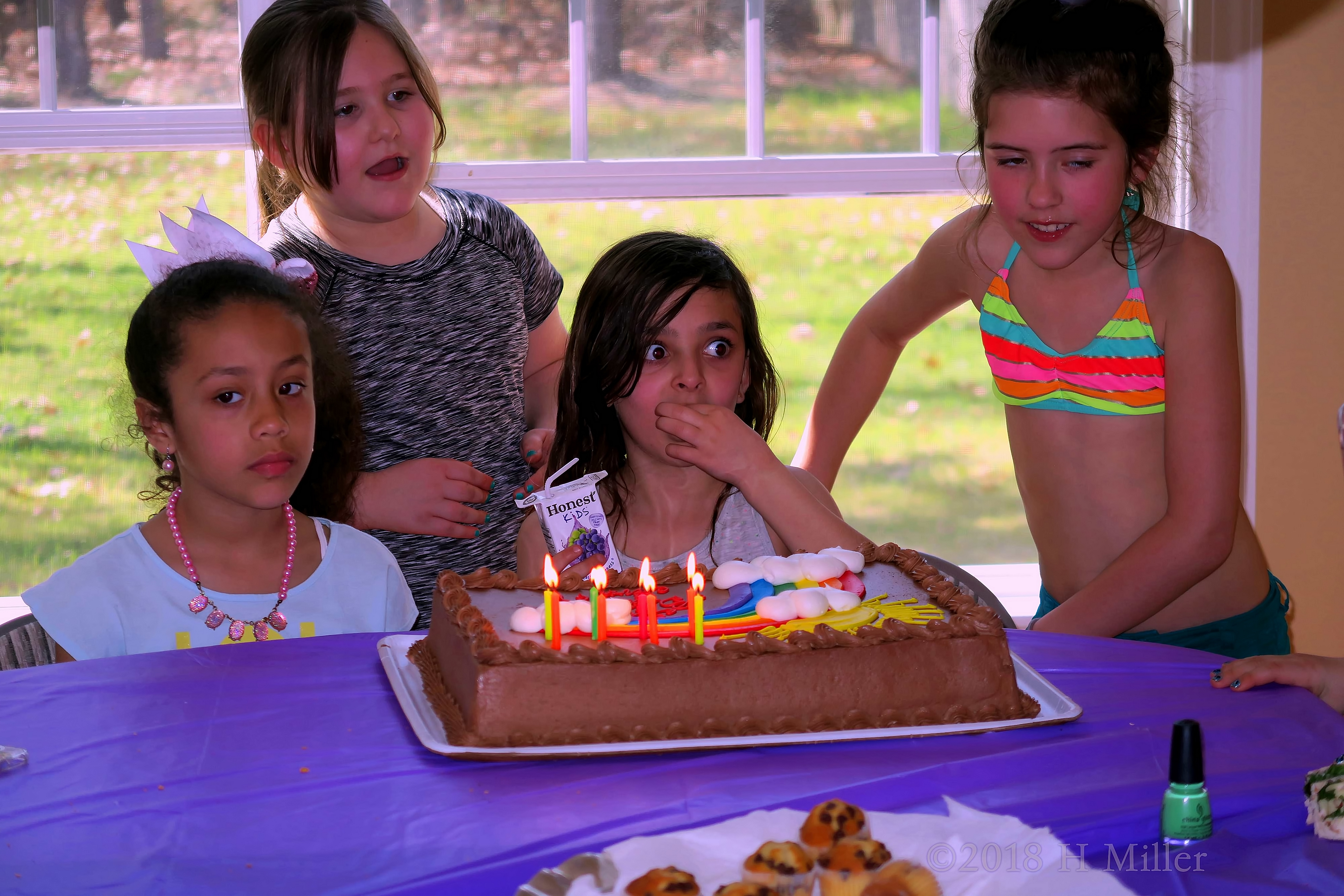 Singing Happy Birthday At Ava's Kids Spa Party! Singing Happy Birthday At Ava's Kids Spa Party!