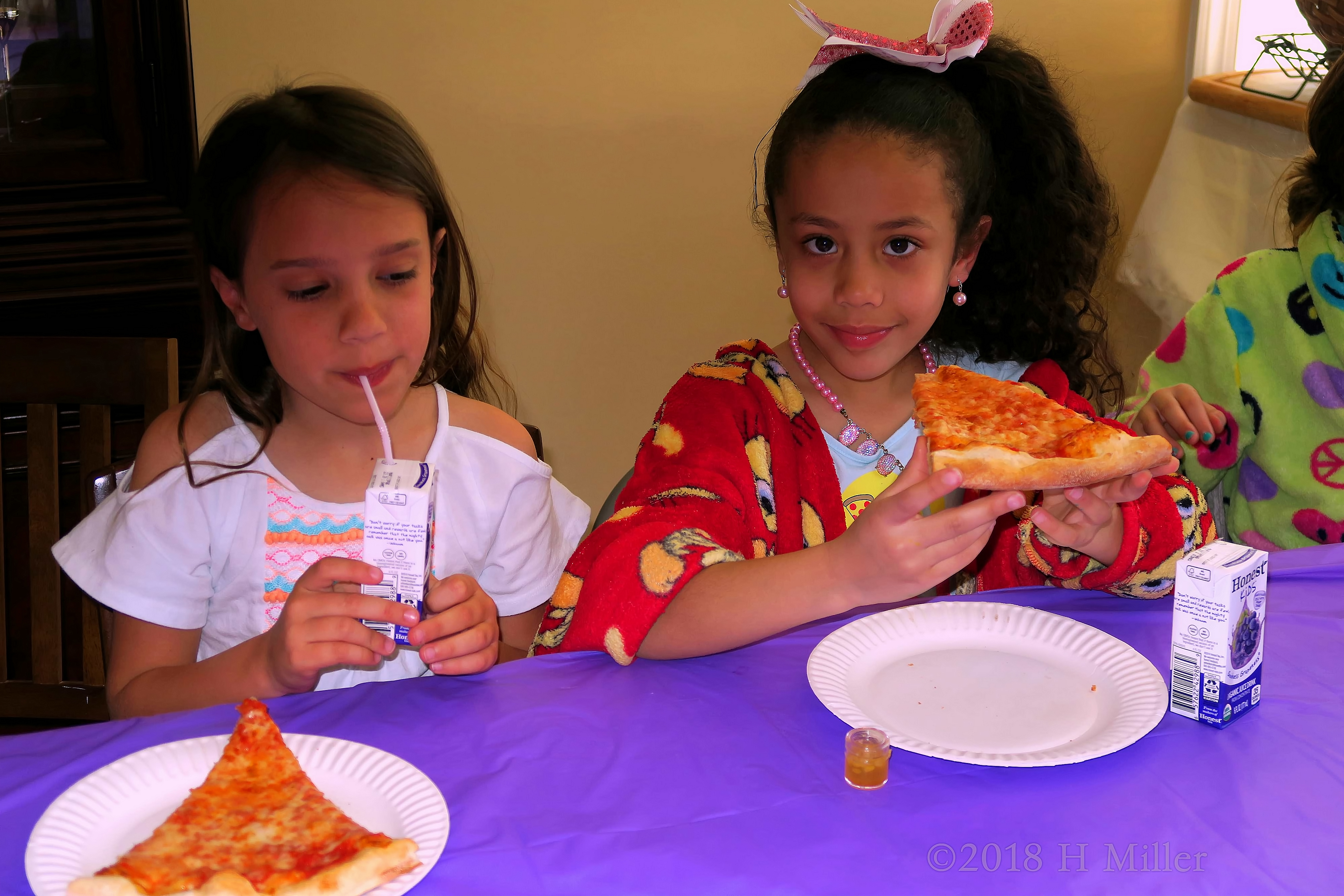 Smiling During Pizza And Juice! Smiling During Pizza And Juice!