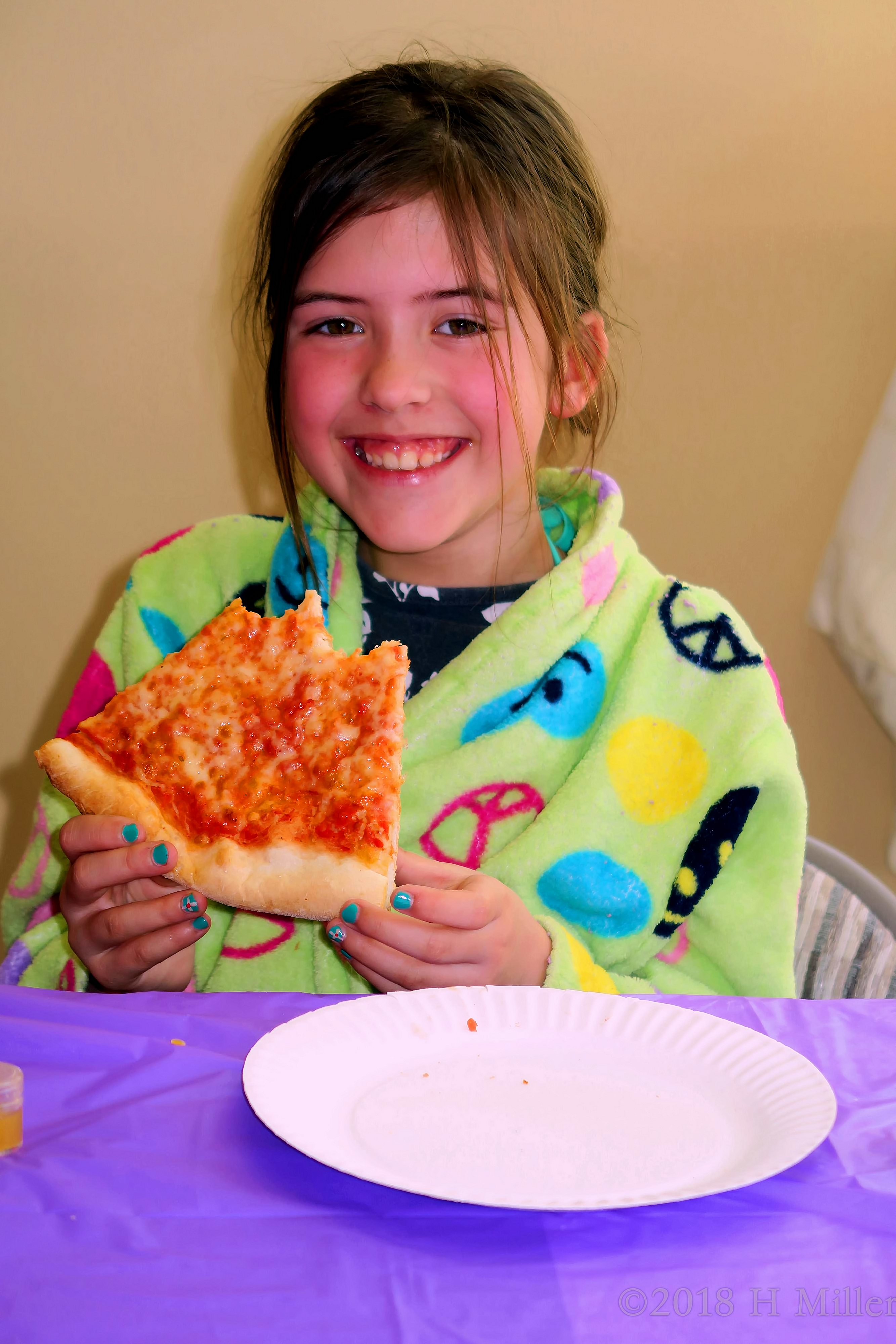 Smiling During Pizza At The Girls Spa! Smiling During Pizza At The Girls Spa!