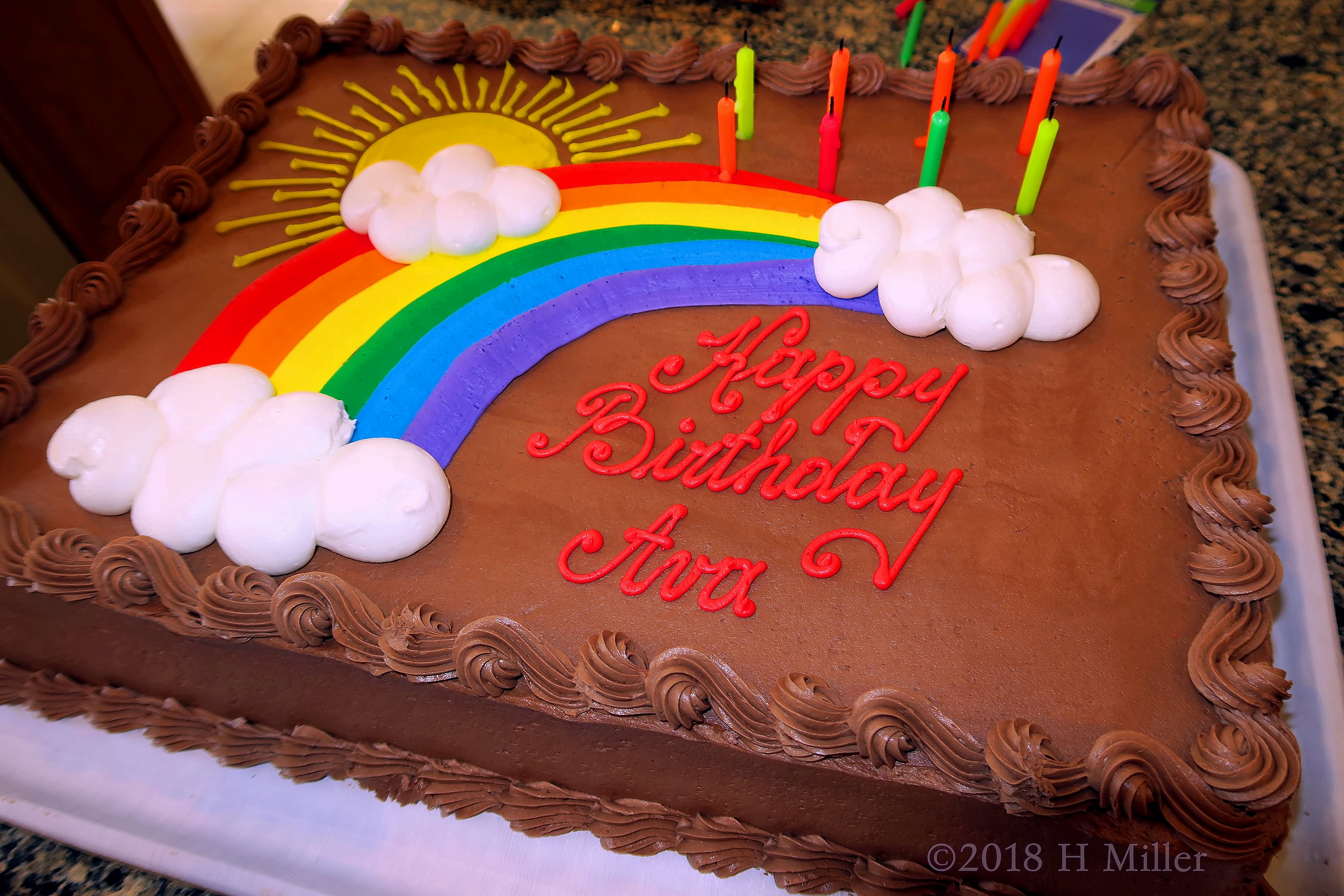 What A Super Cool Awesome Rainbow Spa Party Birthday Cake For Ava! What A Super Cool Awesome Rainbow Spa Party Birthday Cake For Ava!