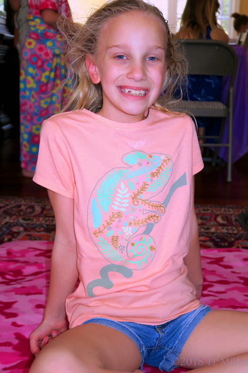 After Kids Facials, She Has A Big Smile! After Kids Facials, She Has A Big Smile!