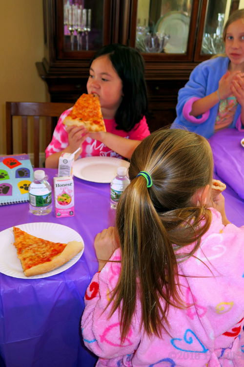 Enjoying Her Delicious Pizza! Enjoying Her Delicious Pizza!