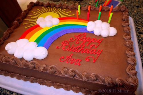 What A Super Cool Awesome Rainbow Spa Party Birthday Cake For Ava! What A Super Cool Awesome Rainbow Spa Party Birthday Cake For Ava!