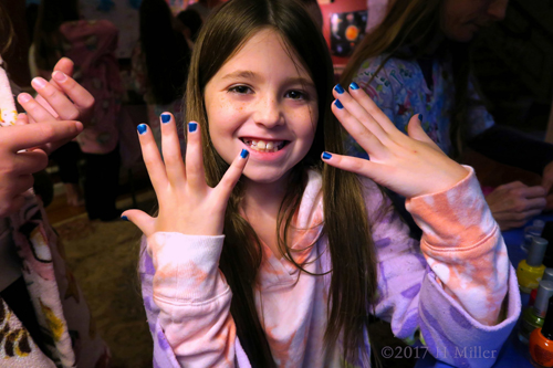 Excitement After Getting A Dream Manicure For Girls!