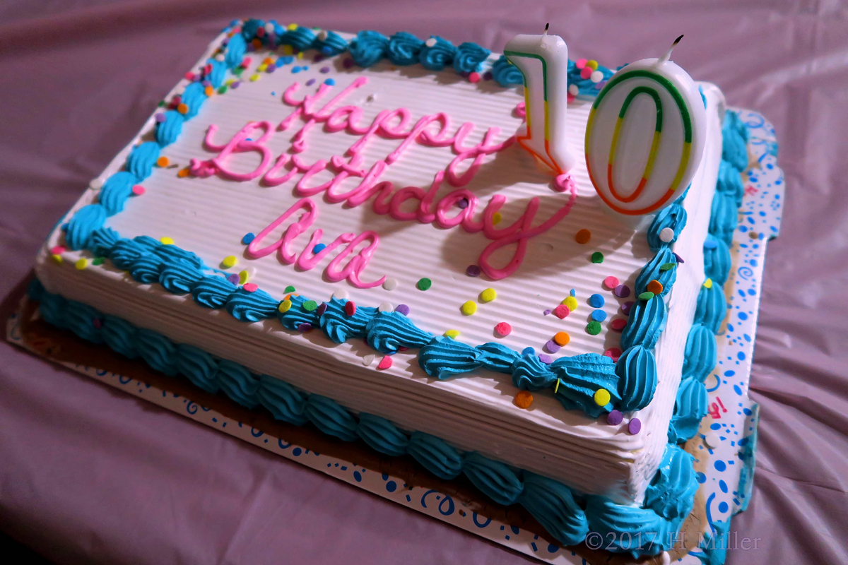 Ava's Tenth Birthday Cake 