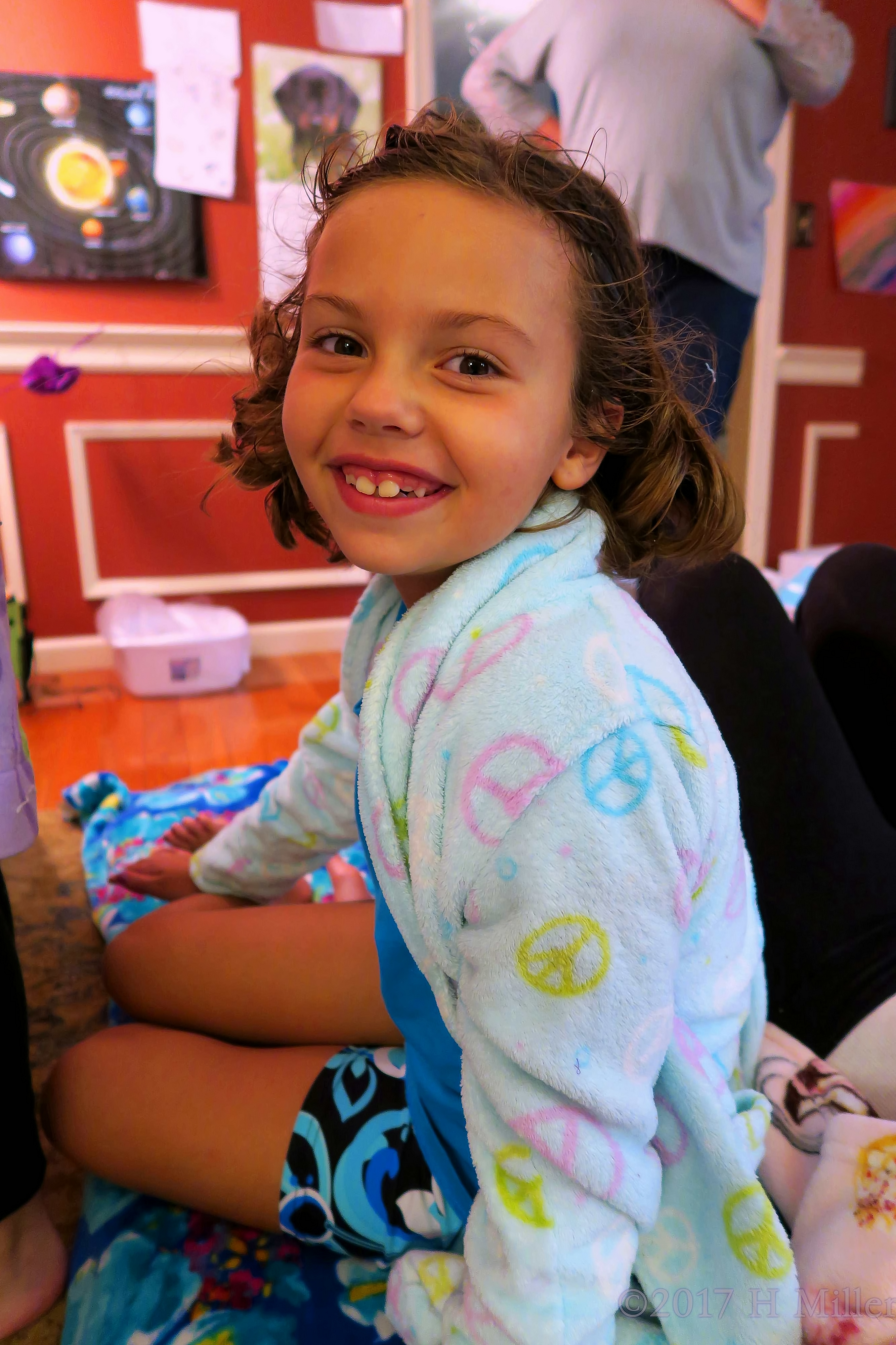 Smiling For The Camera After Girls Facials. Smiling For The Camera After Girls Facials.