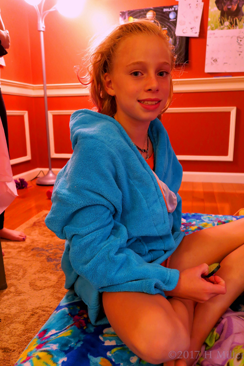 Looking Happy After Her Facial For Girls. Looking Happy After Her Facial For Girls.