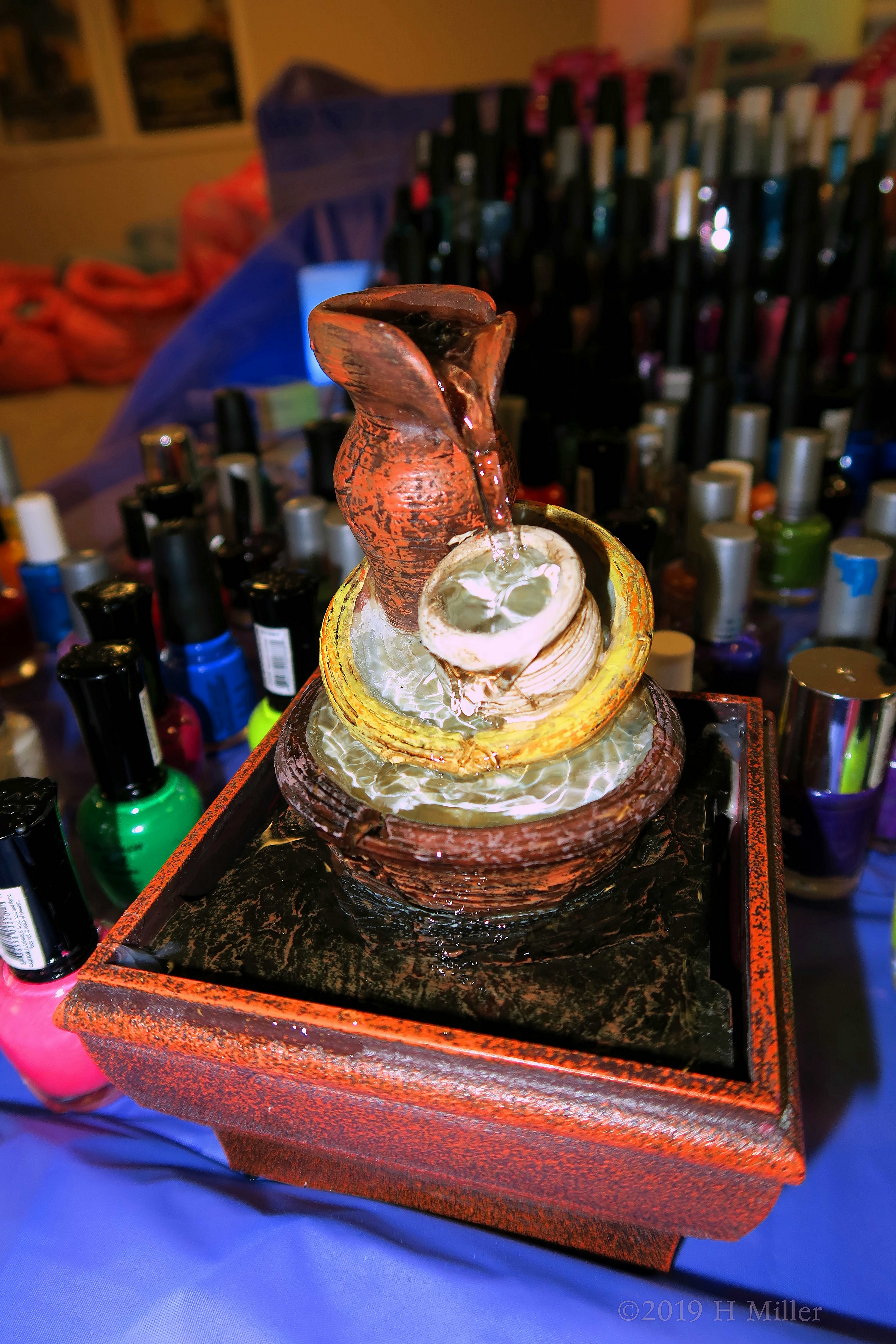 Close Up Of Mini Tranquility Fountain Close Up Of Mini Tranquility Fountain