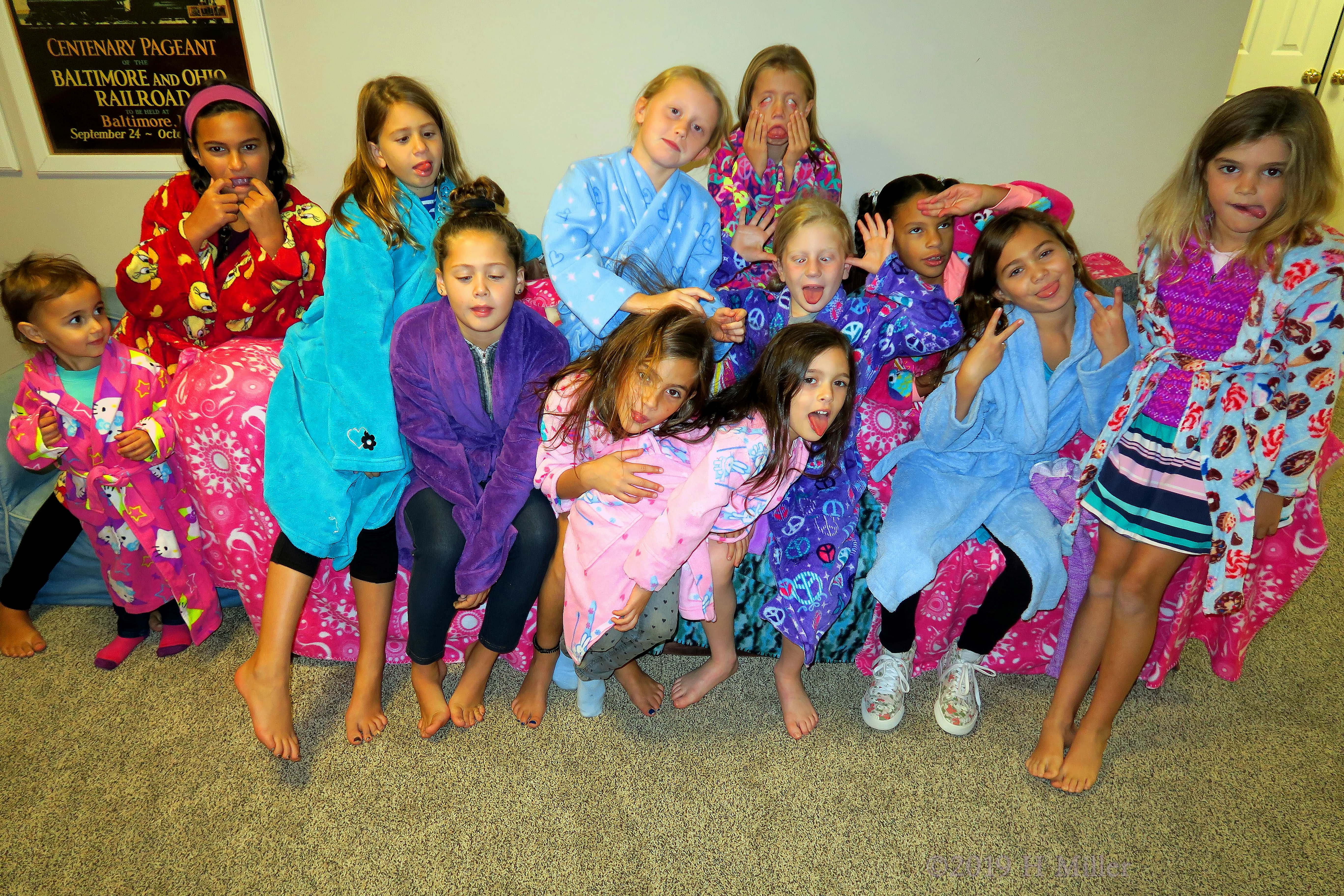 Everyone In Spa Robes! Everyone In Spa Robes!