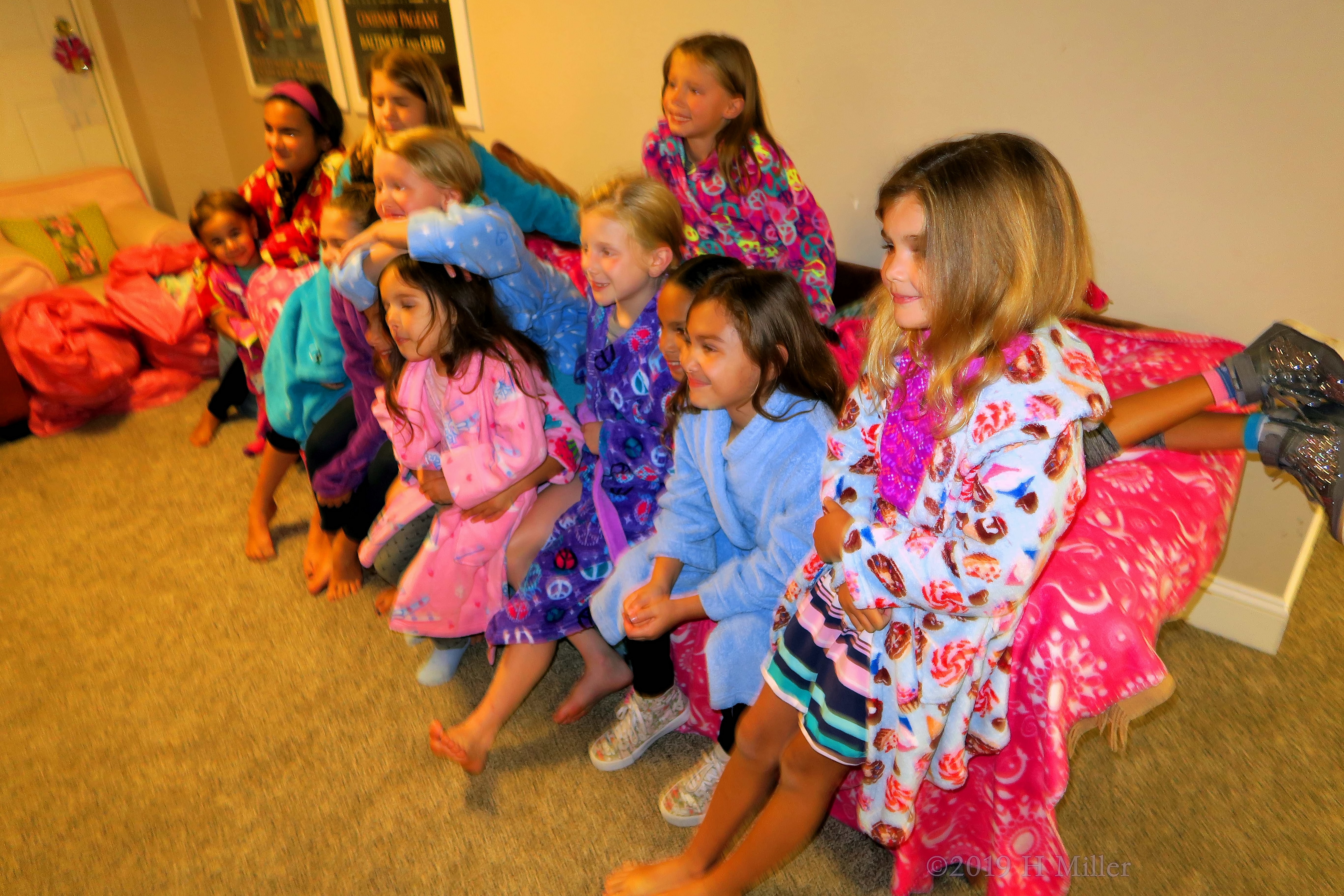 Everyone Posing For The Picture In Spa Robes Everyone Posing For The Picture In Spa Robes