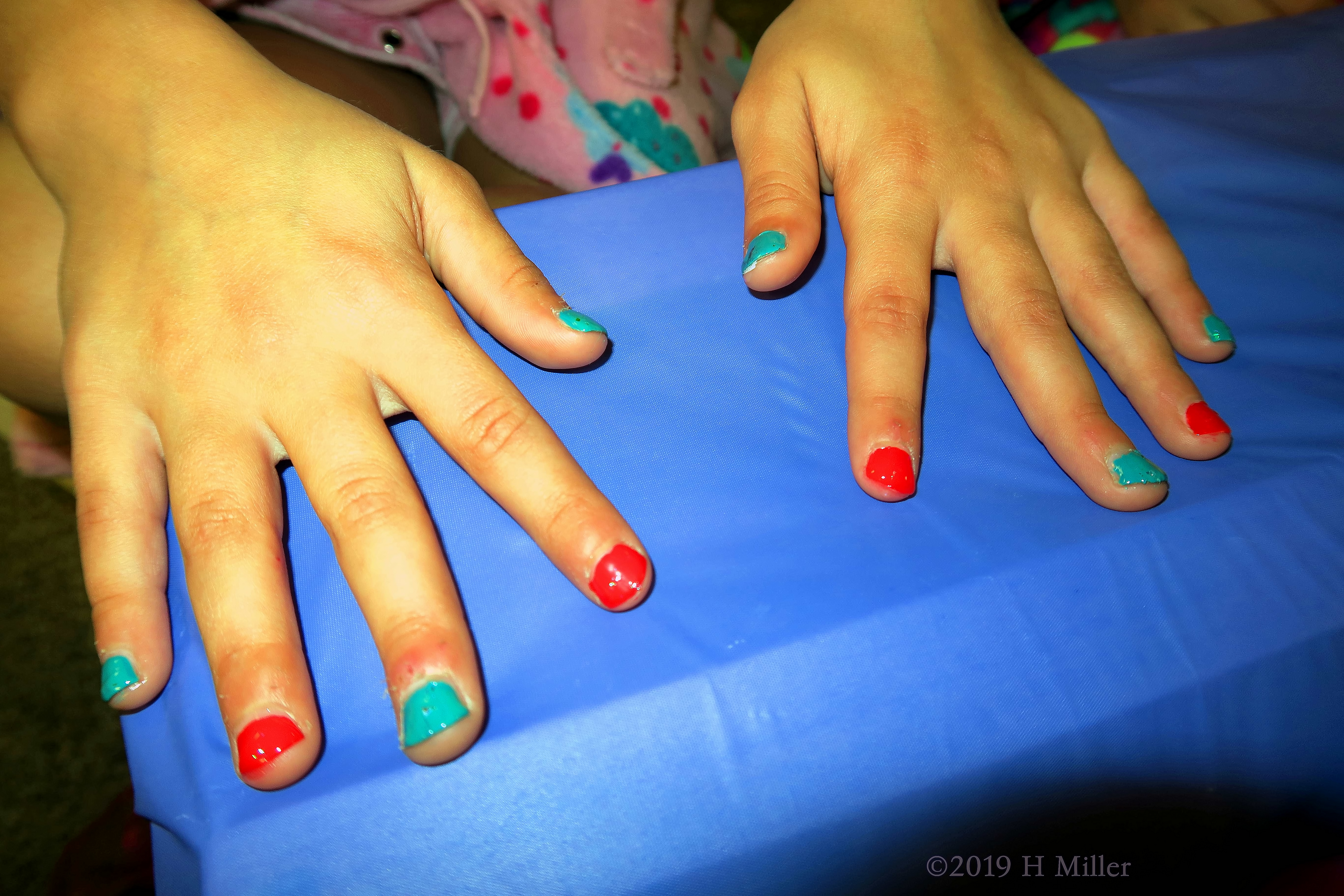 Green And Red Kids Mini Mani Green And Red Kids Mini Mani