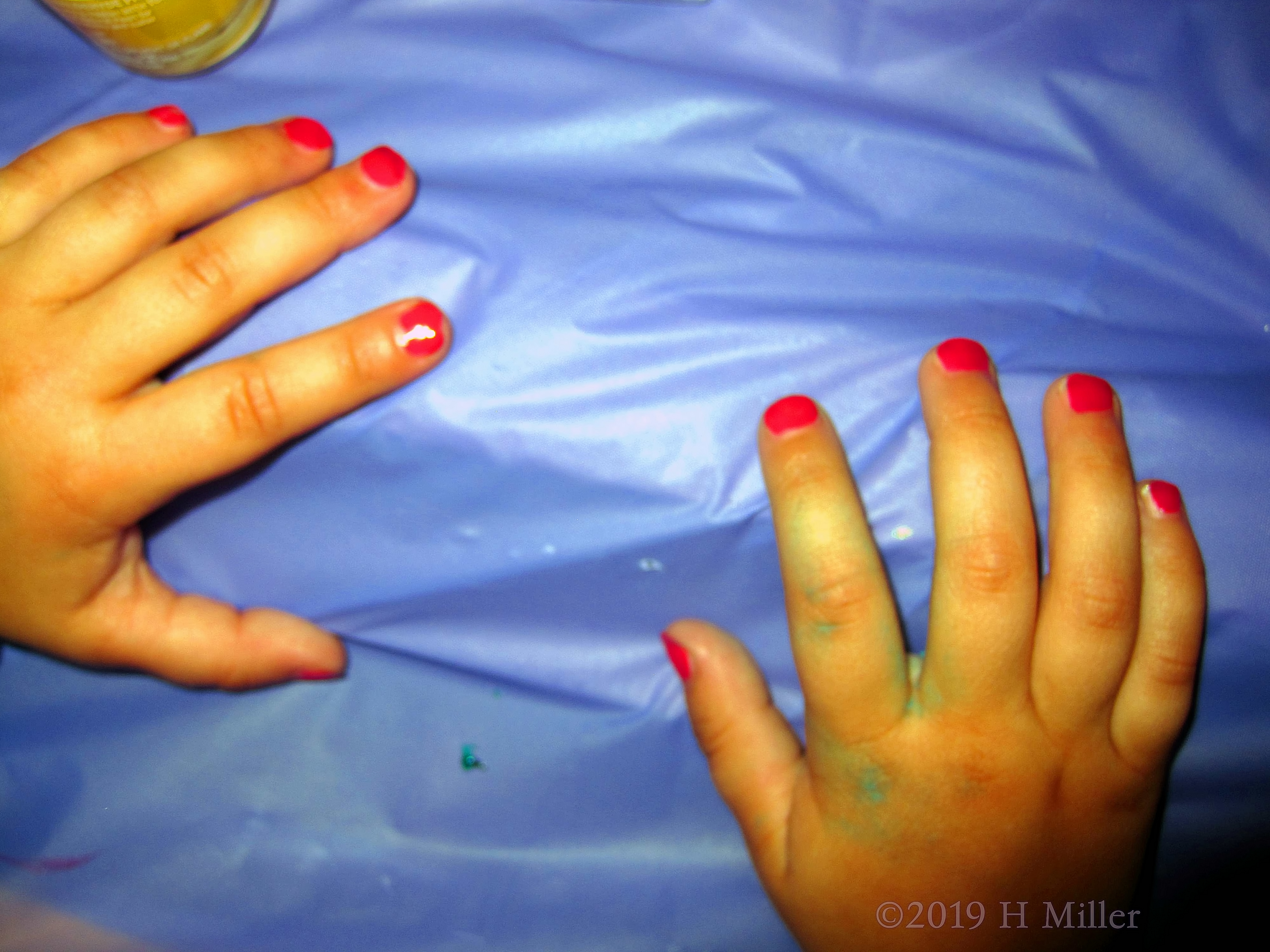 Hot Pink Manicure For Girls! Hot Pink Manicure For Girls!