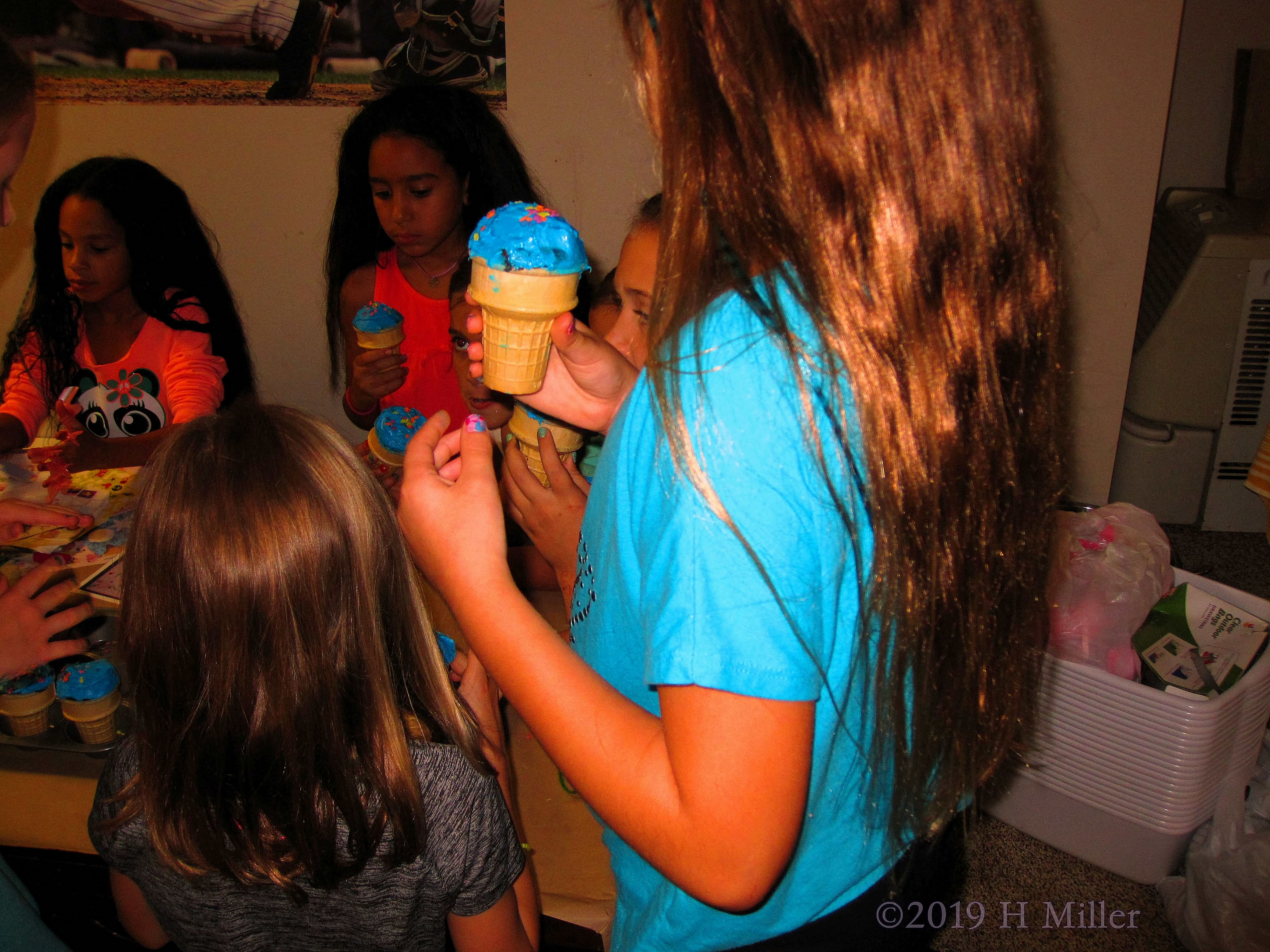 More Blue Cupcakes In Ice Cream Cones! More Blue Cupcakes In Ice Cream Cones!