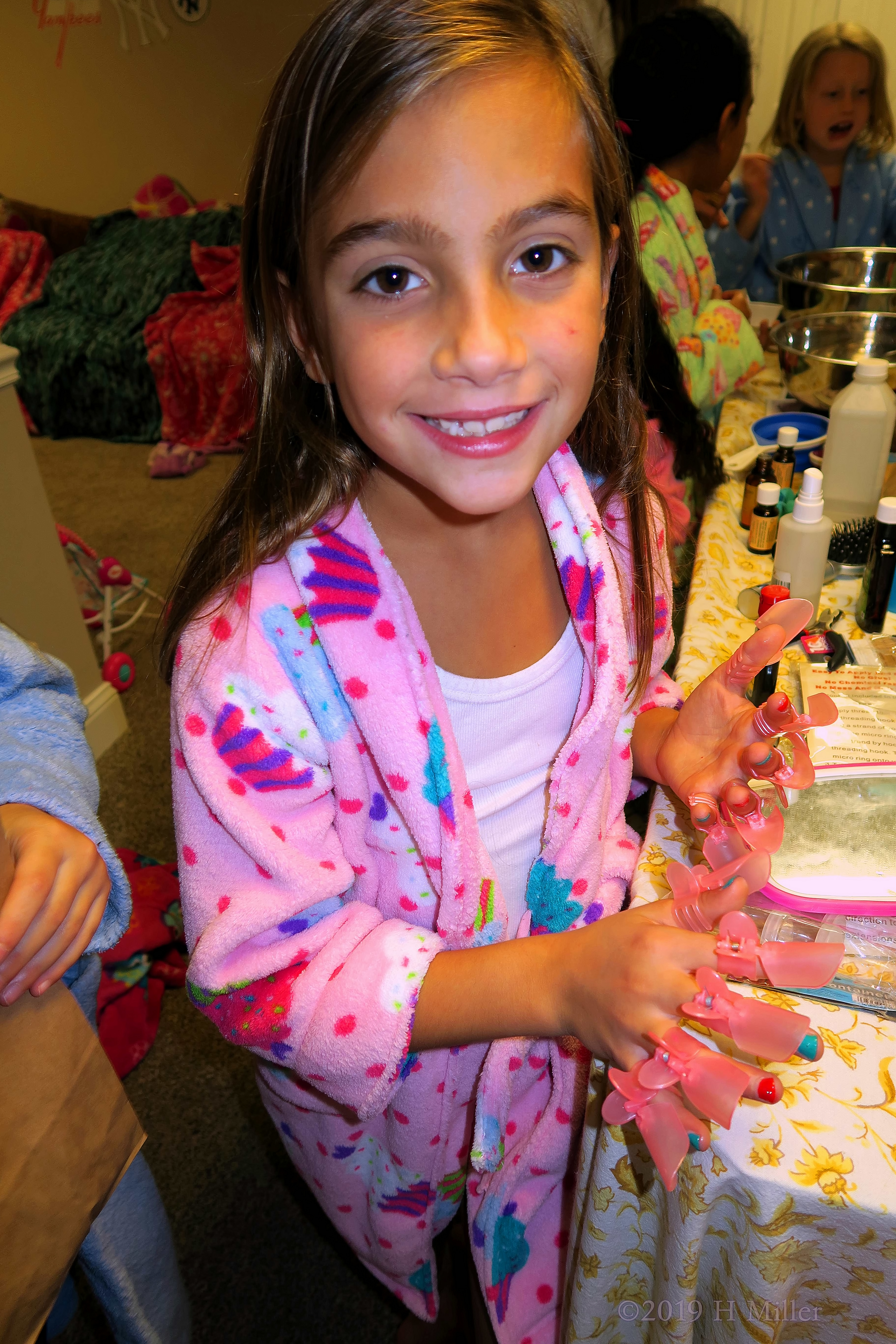 Smiling With Manicure Protectors Smiling With Manicure Protectors