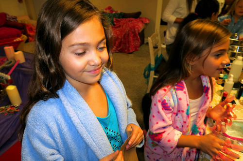 Light Blue Robe Guest Smiles Light Blue Robe Guest Smiles