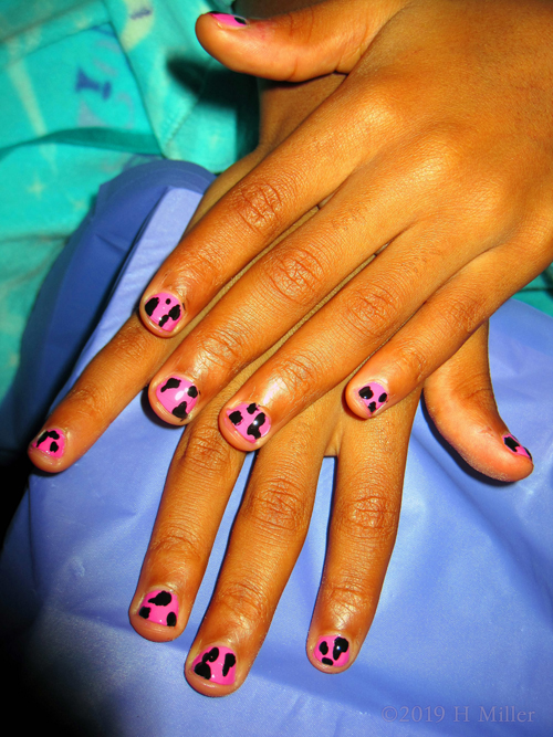 Pink And Black Polka Dot Kids Man Pink And Black Polka Dot Kids Man